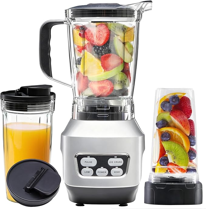 1200W Personal Blender for Smoothies and Shakes with Travel Cup
