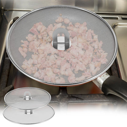 Stainless Steel Splatter Screen for Frying Pan (3-Piece Set)