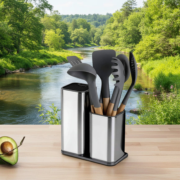 Maximizes unused side-refrigerator space to completely clear up crowded countertops and keep your cooking station clean.